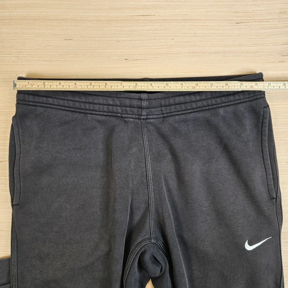 Nike Sportswear‎ Fleece Joggers Sweatpants Mens L Black Fleece Swoosh 826431-010